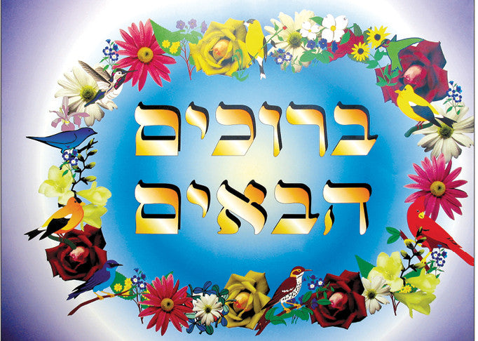 Laminated Poster 20" x 28"-- Beruchim Haba'im (P635)