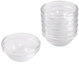 Glass bowls for seder plates- Small 2.25" Set of 6