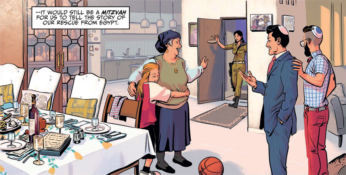 Passover Haggadah Graphic Novel (BK-PHGN)