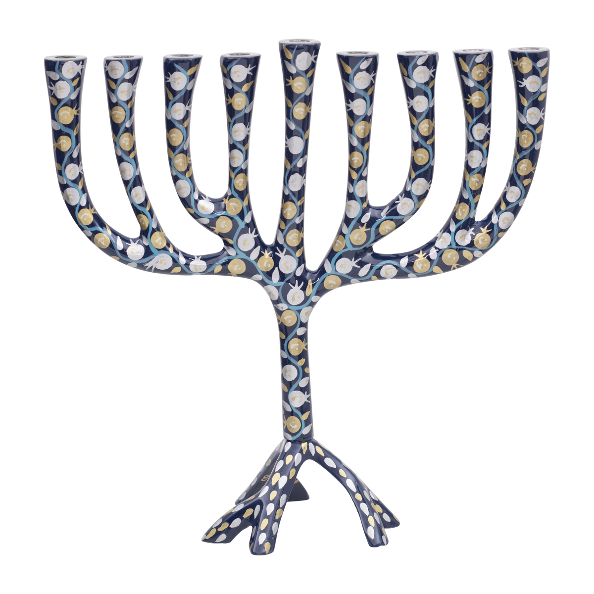 Extra Large Painted Menorah 12.8" (EM-PHH)