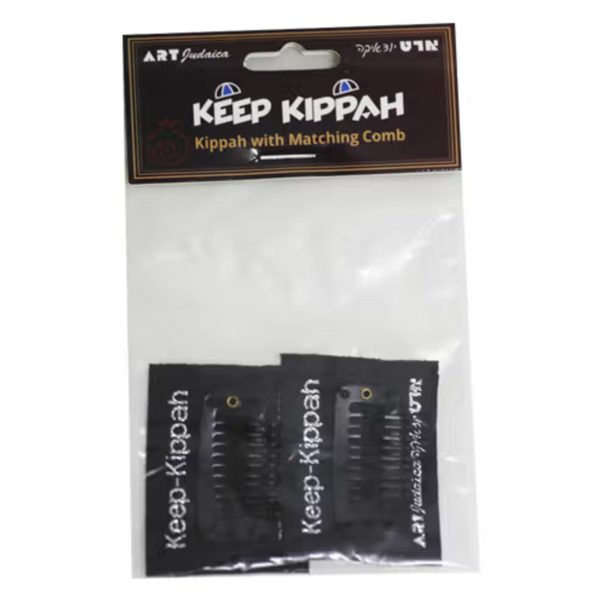 Kipah Clips With Sticker 2PK Keep kippah (MC-59766)