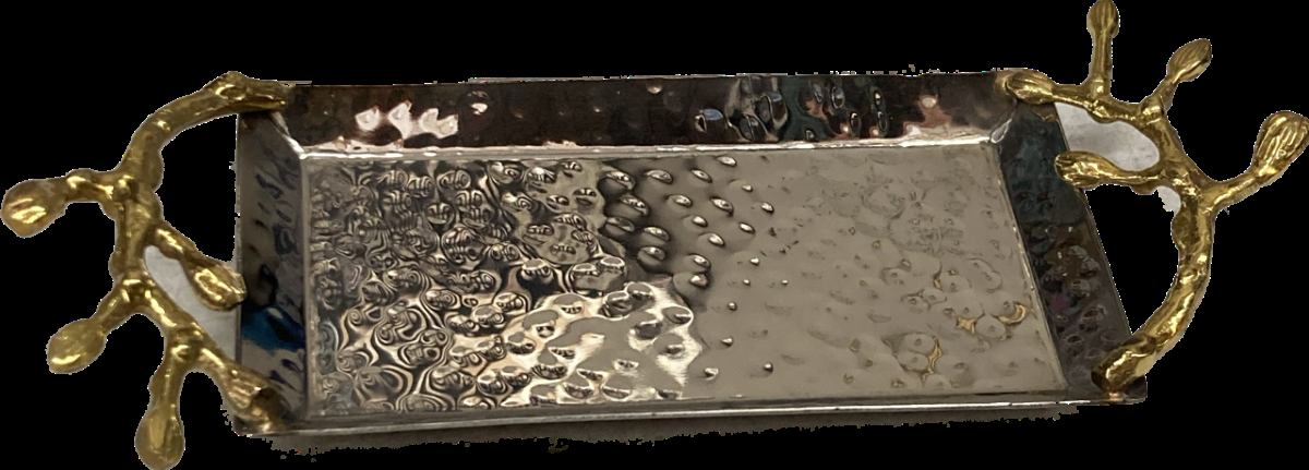 Small Candlestick Tray 3" x 6" (9390)