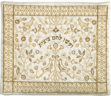Embroidered Tallit Bag Paper cut GOLD (EM-TBC-17G)