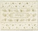 Tfillin Bag Embroidered Pomegranate Silver (EM-TFC-2S)