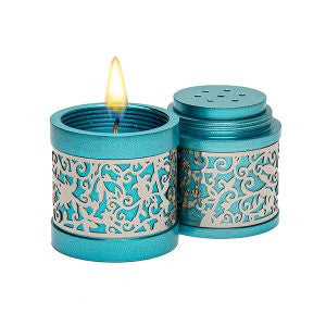 Emanuel Travel Havdallah w/ Cutout- Turquoise (EM-TLB2)