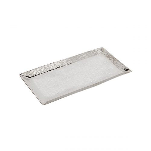 Emanuel Stainless Steel Hammered Tray - 6.5" x 11" (EM-TRE1)