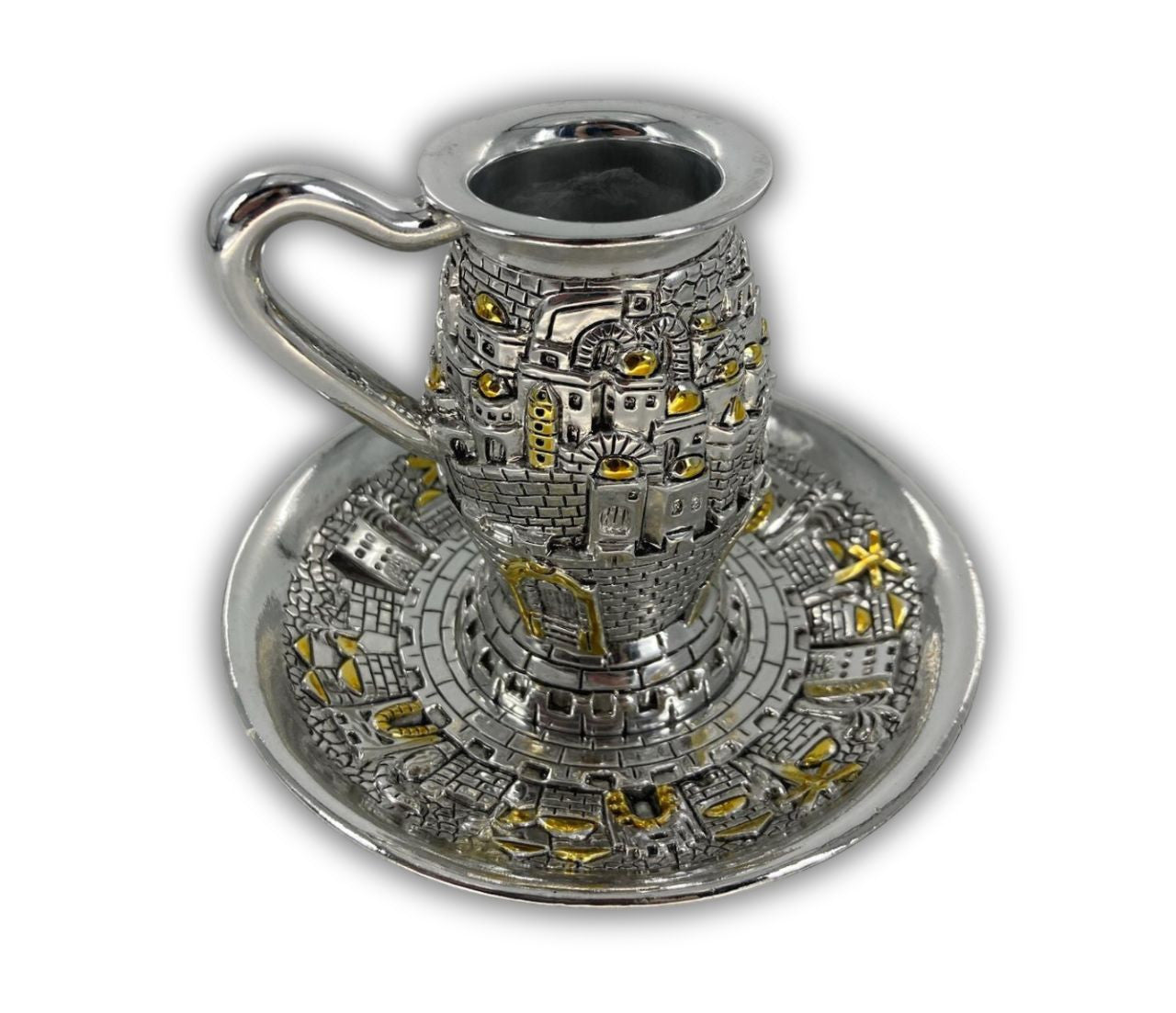 Ceramic Mayim Achronim-Jerusalem Design (MA-155)