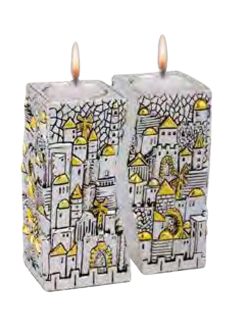 Electroforming Jerusalem Tealight Holder 4" (CS-HDR2296)