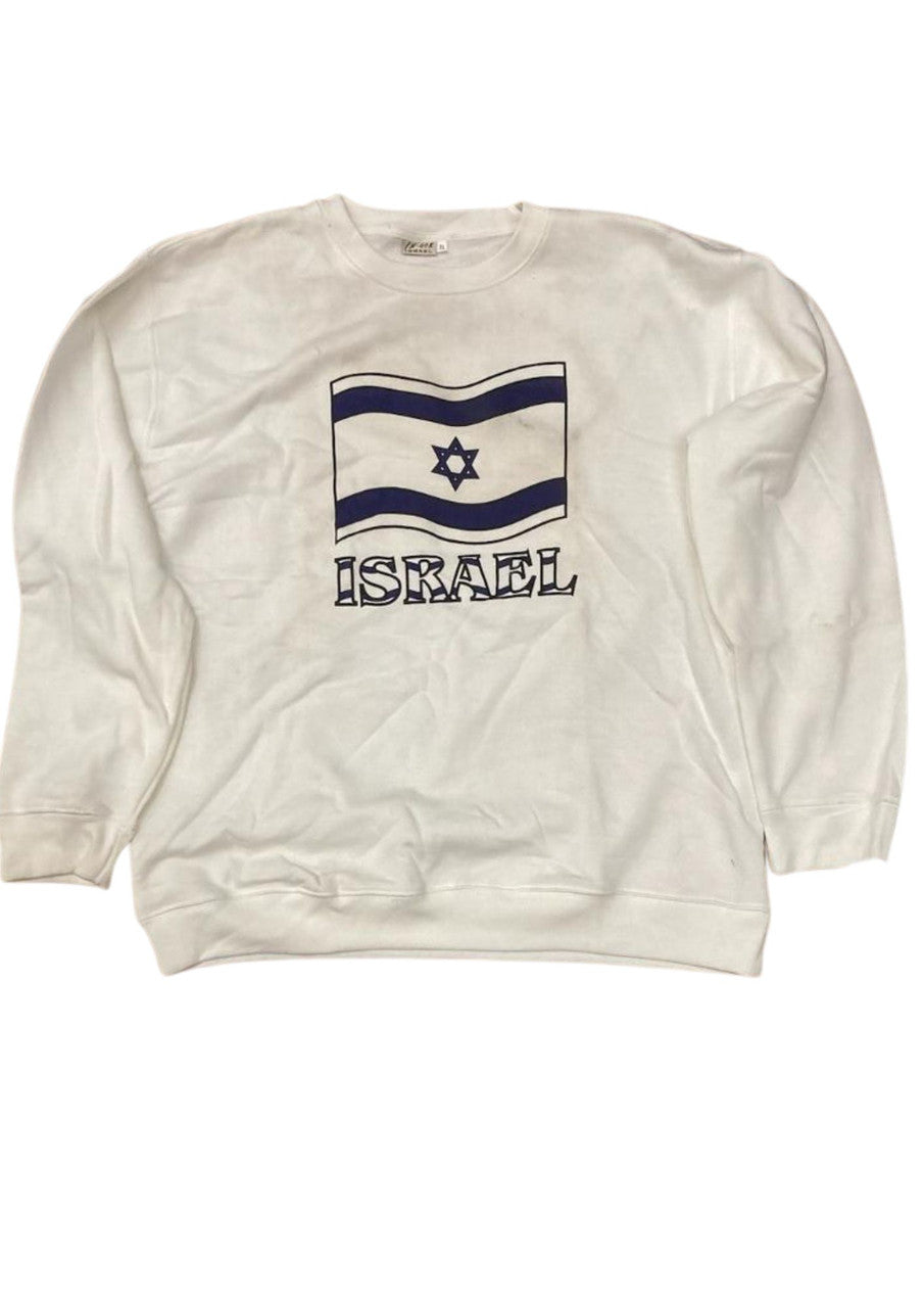 Isreali Flag Sweatshirt-Adult