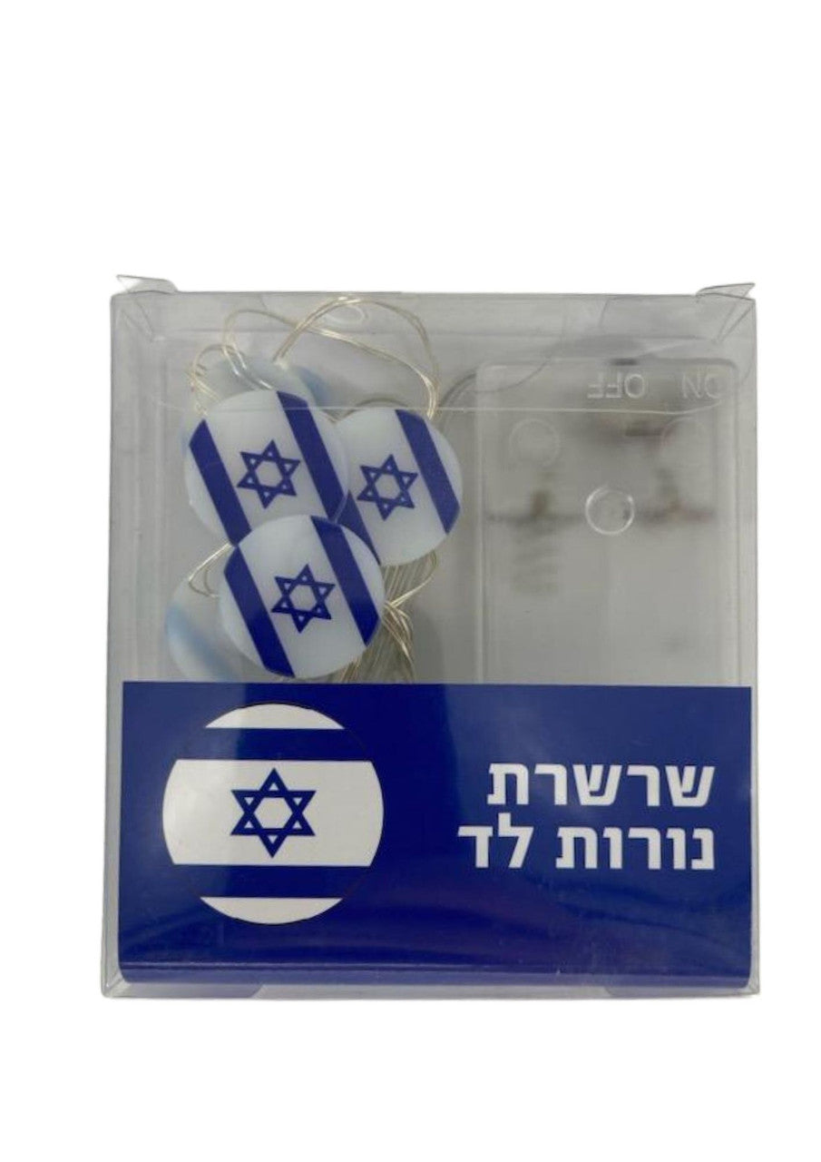 Isreal Flag Light Garland-36"-Battery operated (530318)