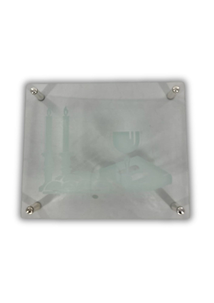 Glass Challah Tray 12"x14" (CP-810)