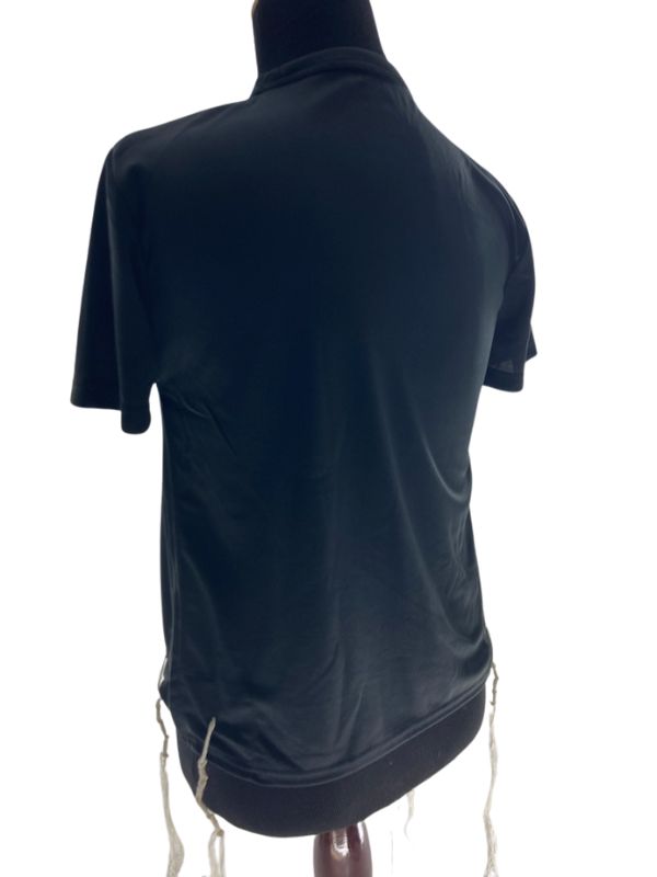 DryTzit Dry Fit Sports Tzitzis-Polyester-Black (TS-DRTBL)