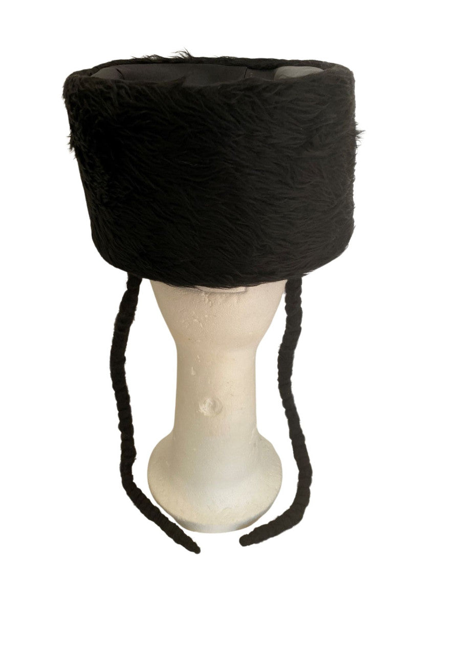 Black Purim Shtreimel With Payos(GR-11914)