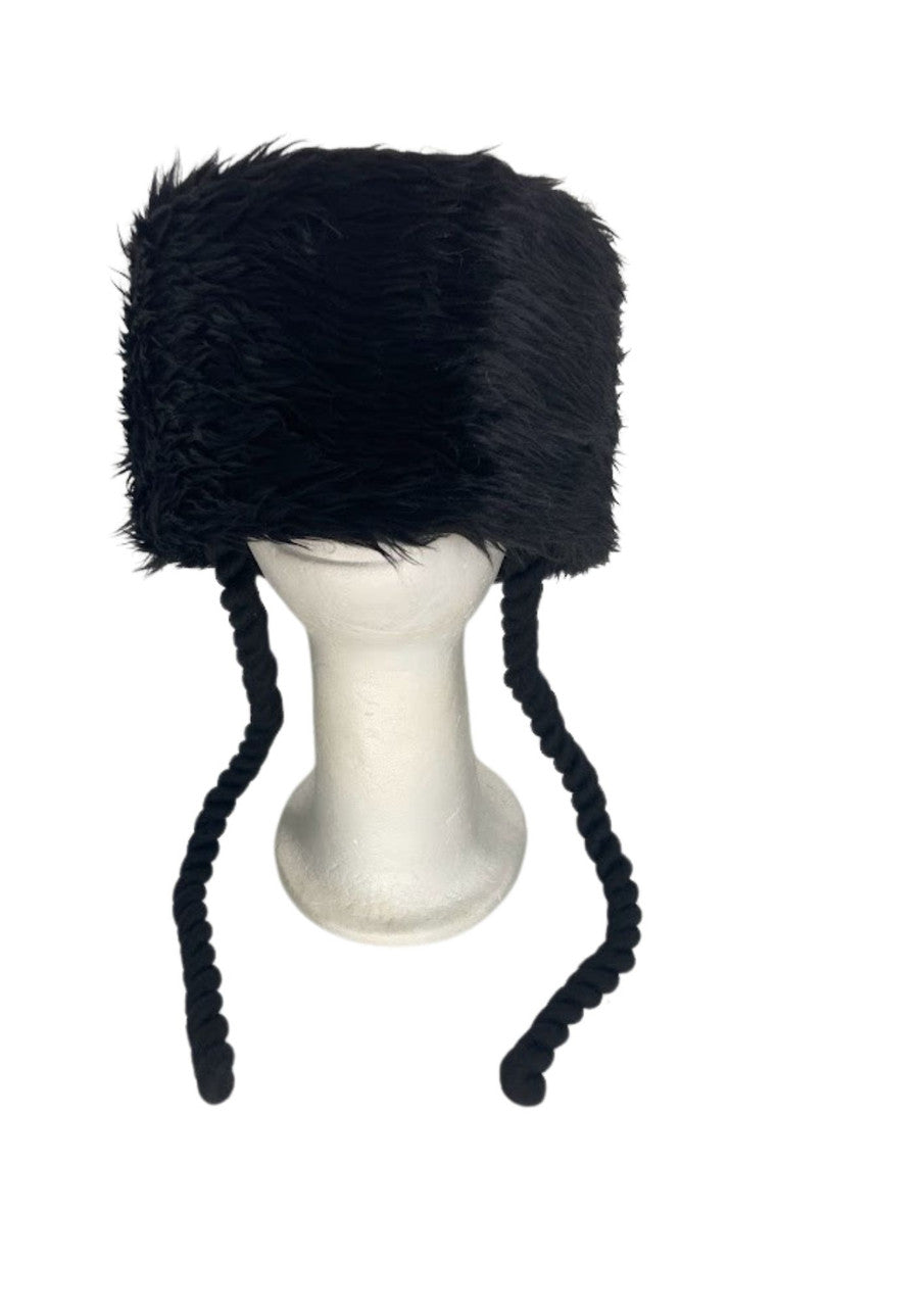 Black Purim Shtreimel With Payos(GR-11914)