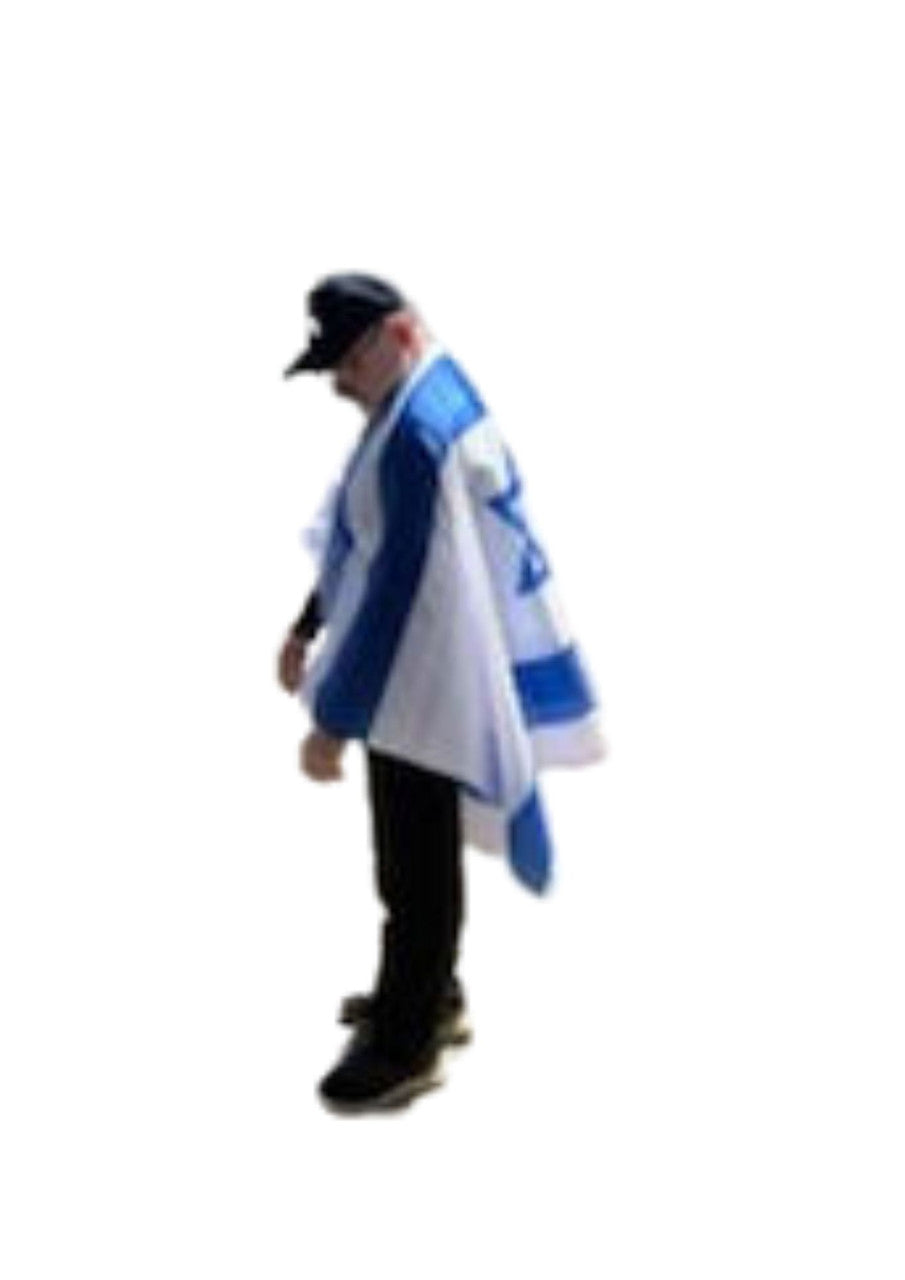 Isreali Flag Cape/Body Flag 35"x58" (I-ISFC)