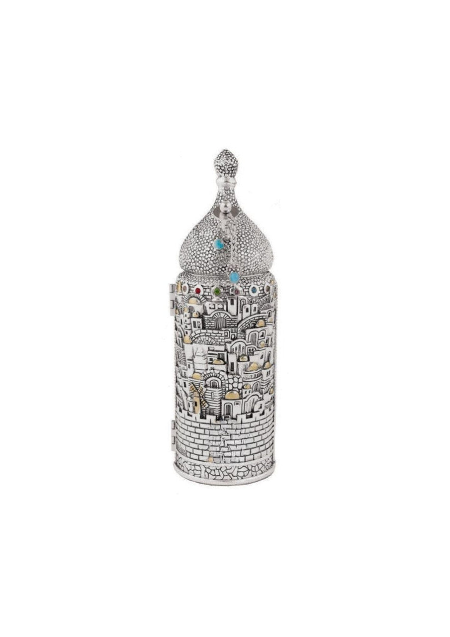 Karshi Metal Mini Sephardic Sefer Torah 5" (ST-3899)