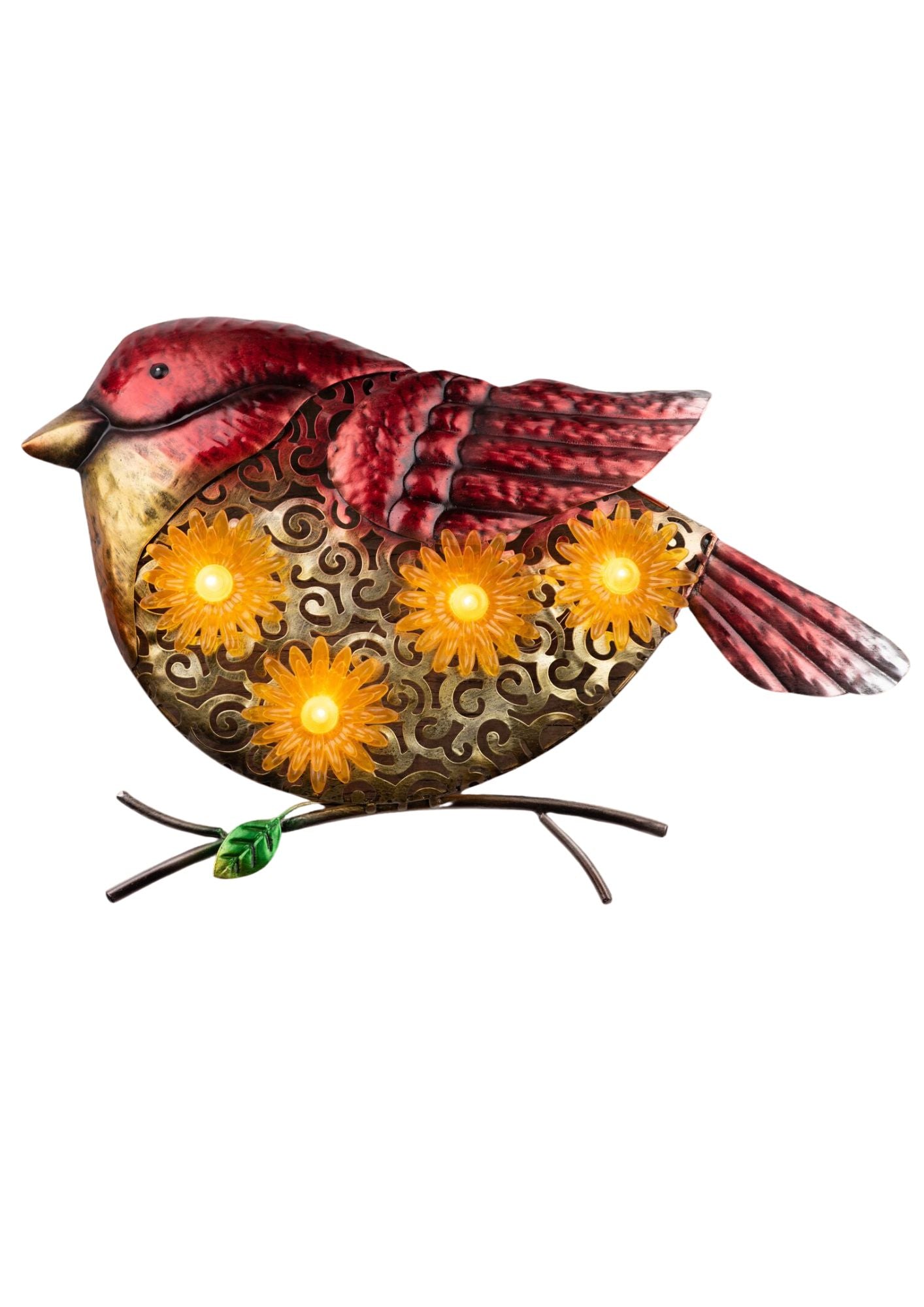 LED Bird Wall Mount-Red Colored (AO-320)