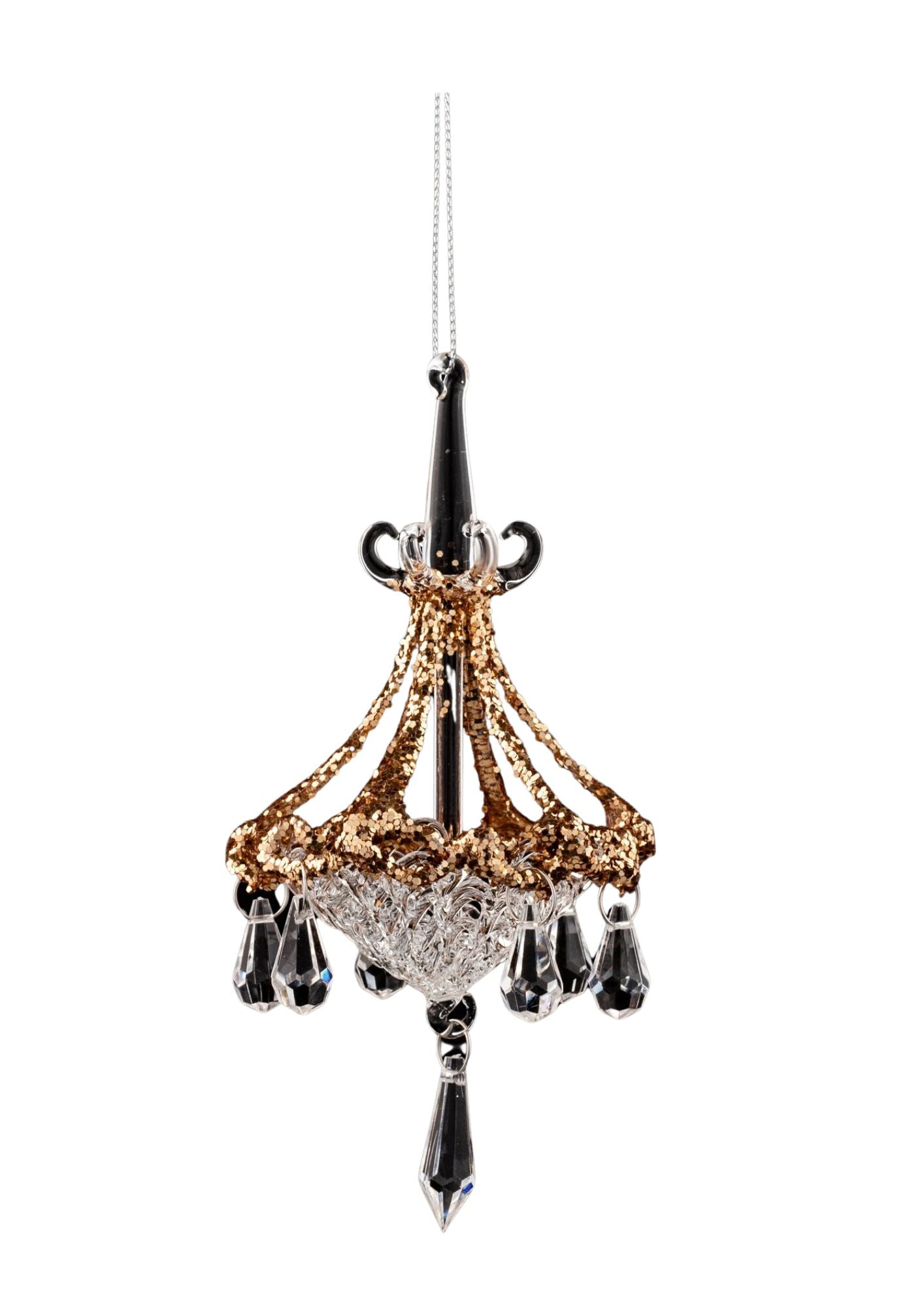 Glass Chandelier Copper Glitter 5" (AO-502)