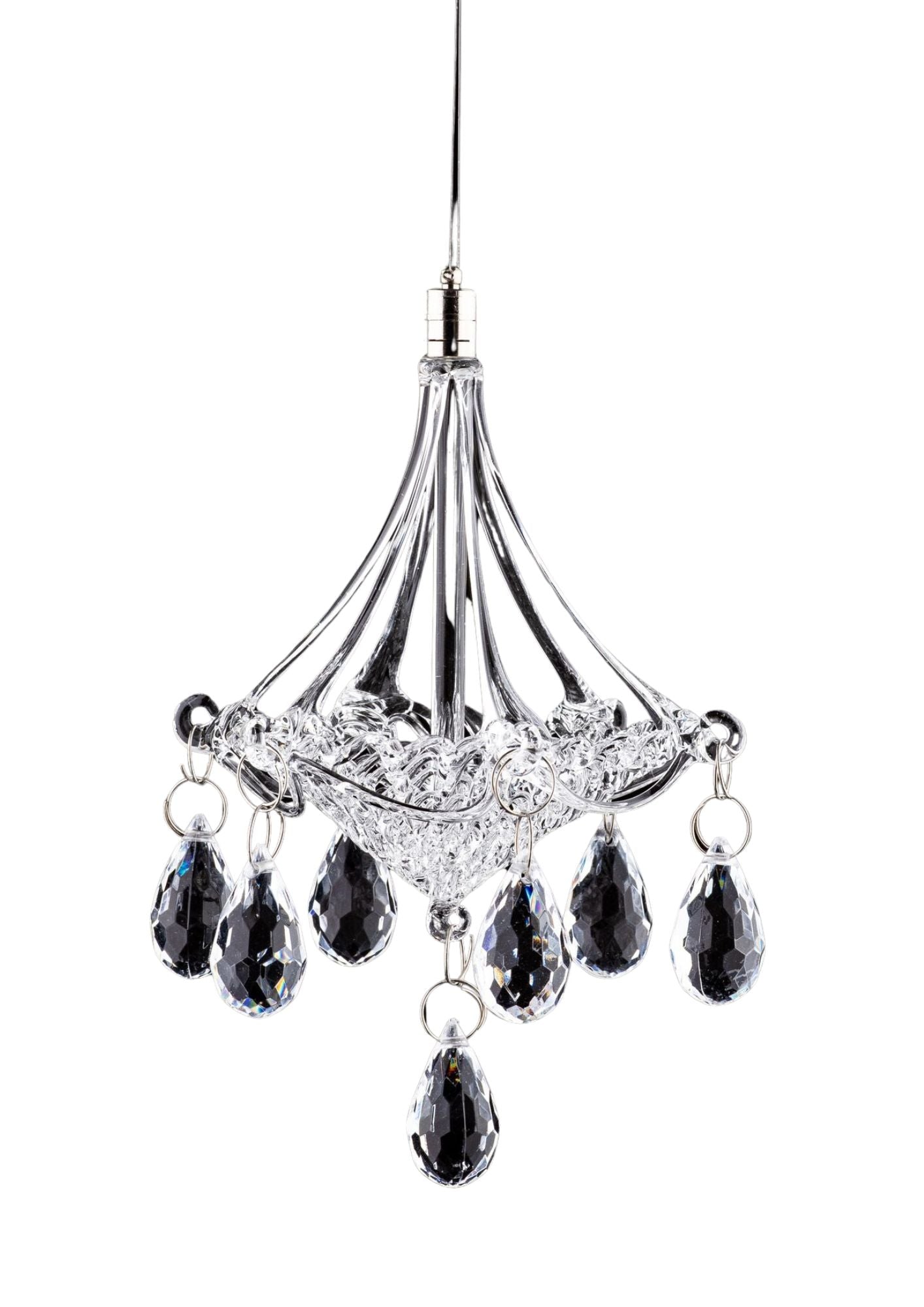 Glass Chandelier LED Large 5.5" (AO-503)