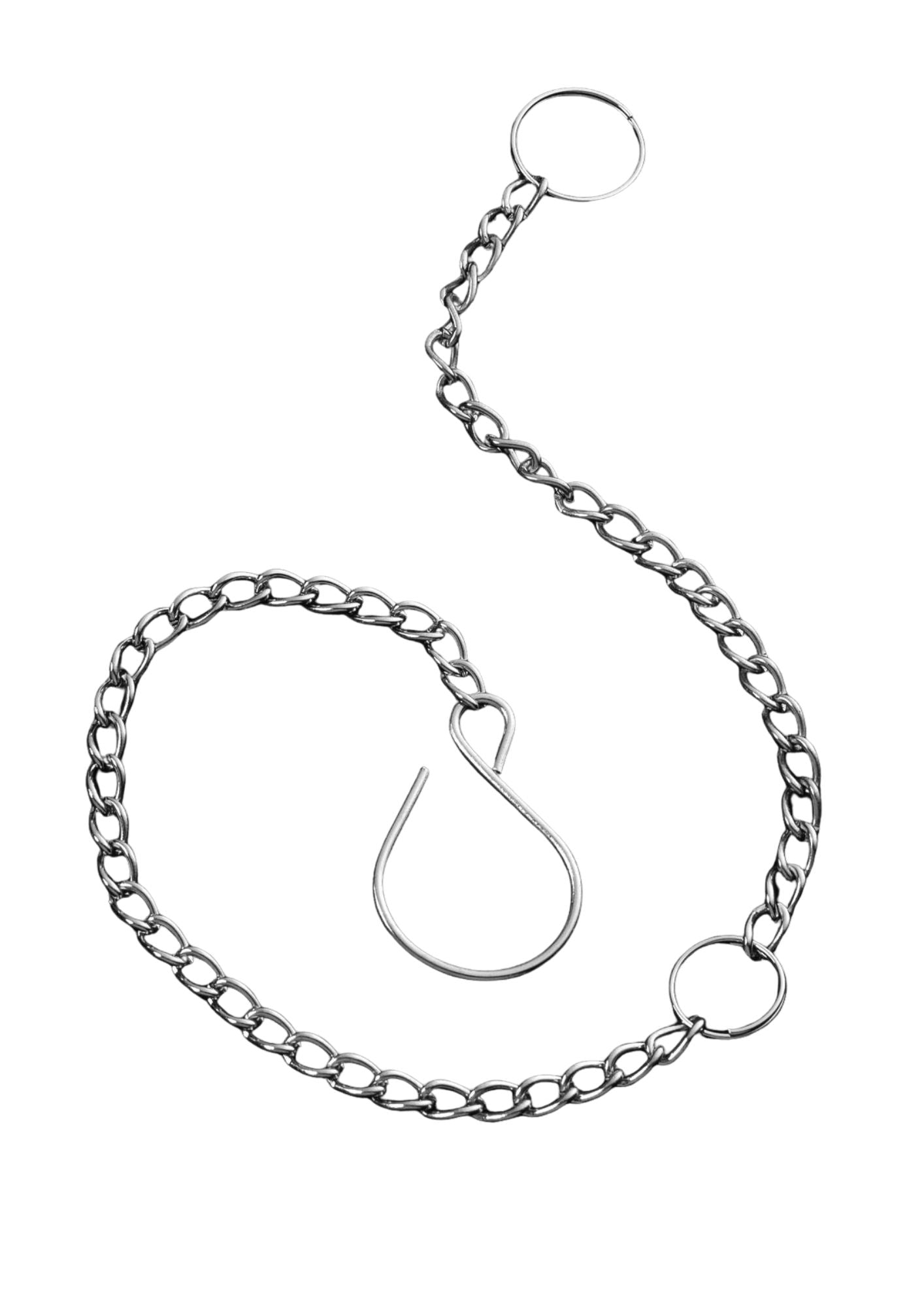 Adjustable Chain w/ Hook-Silver-12pk. (AO-A002)