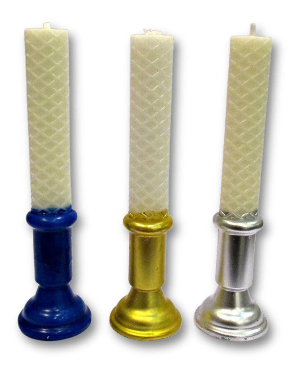 Decorative Havdallah Candle Asst. Colors (HV-10027)