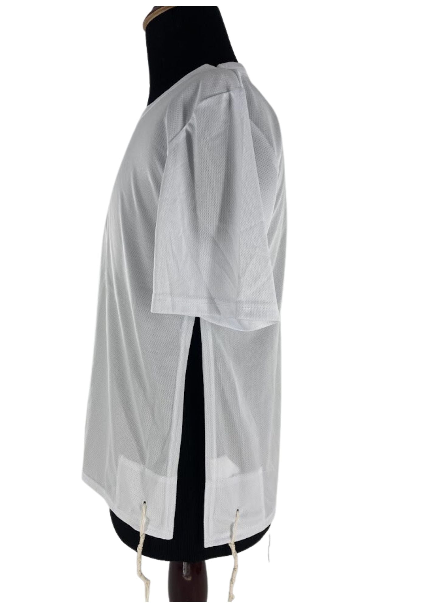 DryTzit Dry Fit Sports Tzitzis-Polyester-White (TS-DRTW)