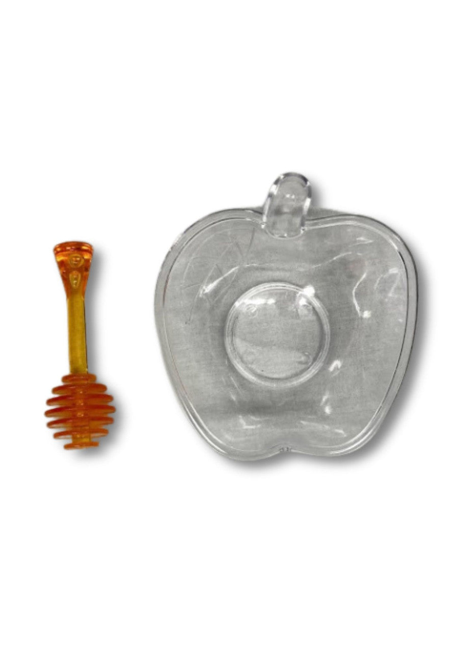 Clear Plastic Honey Dish W/ Spoon (HD-501802)