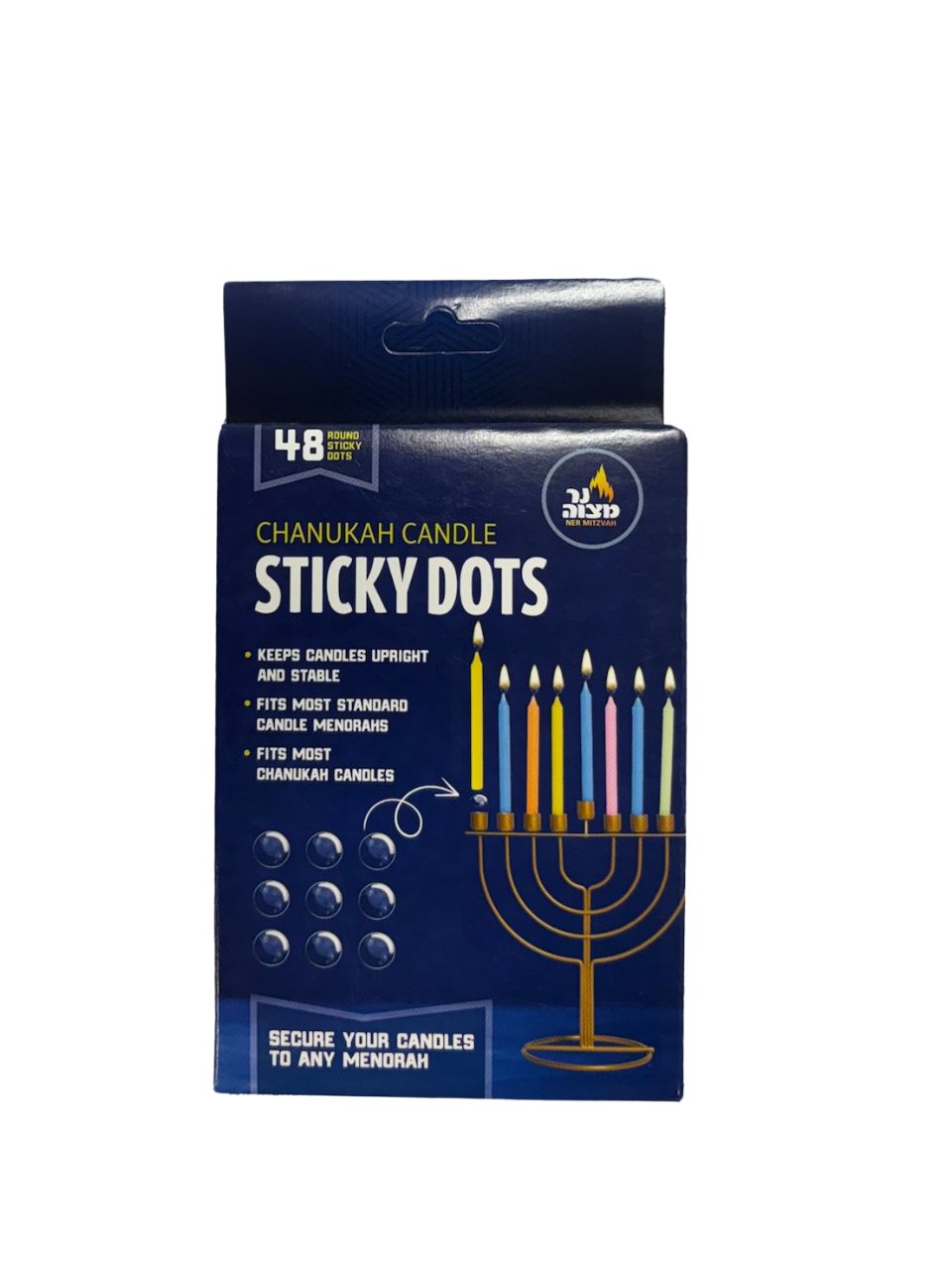 48 Round Sticky Dots for Candles-Small (25046)