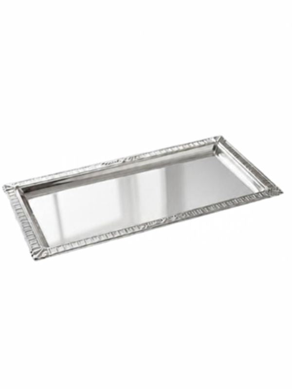 Silverplated Candlestick Tray-Ornate Border Design 15"x7.5" (CP-60076)