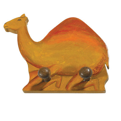 Brown Camel Painted Wooden Key Hanger