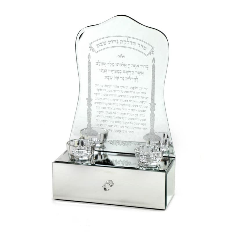 Crystal Candle Holder With Mirror Drawer (CS-X3004)