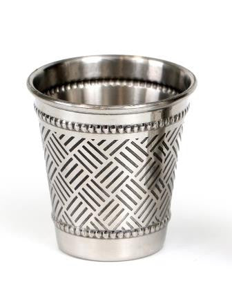 Small Reviit Silverplate Kiddush Cup (KC-X3396B)