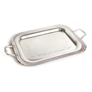 Silverplated Tray With Handles 20" x 16" (CP-X4811)
