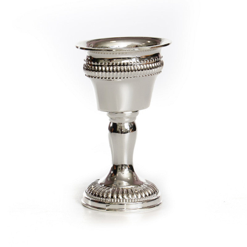 Silver Plated Havdallah Candle Holder-Balls Design (HV-X4861)