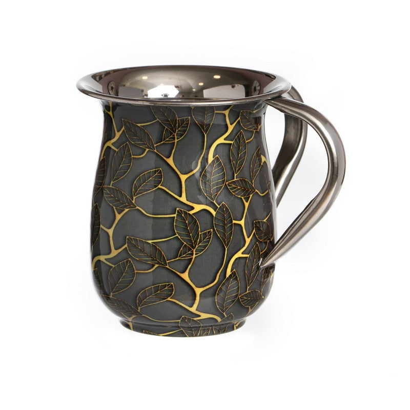 Stainless Enamel Wash Cup-Leaves (WC-X4886Z)