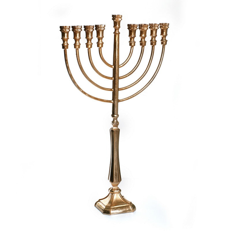 Brass Menorah 11" x 20" (M-X5009K)