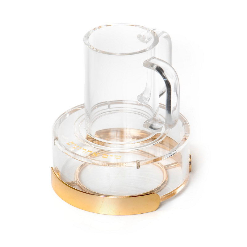 Acrylic Mayim Achronim-Gold Stand (MA-X5643)