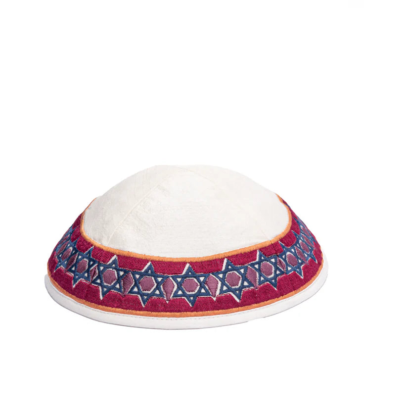 Emanuel Embroidered Kippah Star of David (EM-YME14)