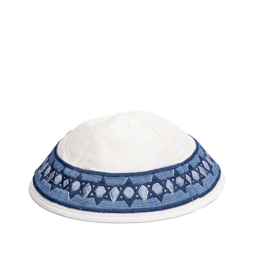 Emanuel Embroidered Kippah Star of David (EM-YME14)