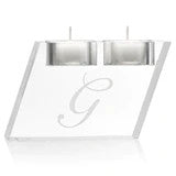 Lucite T-Light Holder Candlesticks 3"(CS-ZCNDS2)