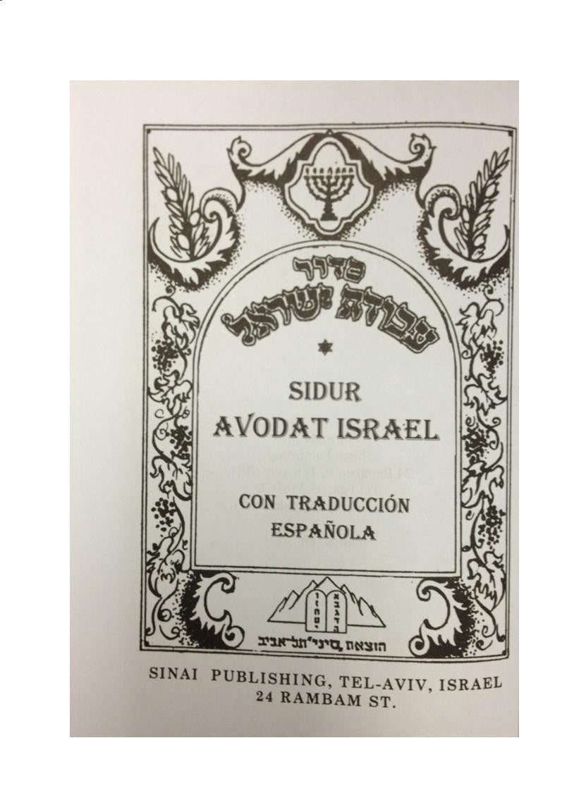 Sidur Libro De Oraciones Hebreo Espanol ( BKS-LDO )