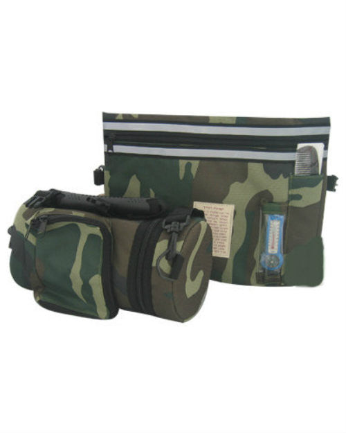 Tallit And Tefillin Case Round Waterproof Army Camouflage (TL-65966)