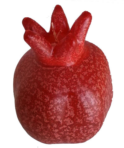 Havdallah Candle Rimon - Pomegranate Shape (HV-HMCRMN)