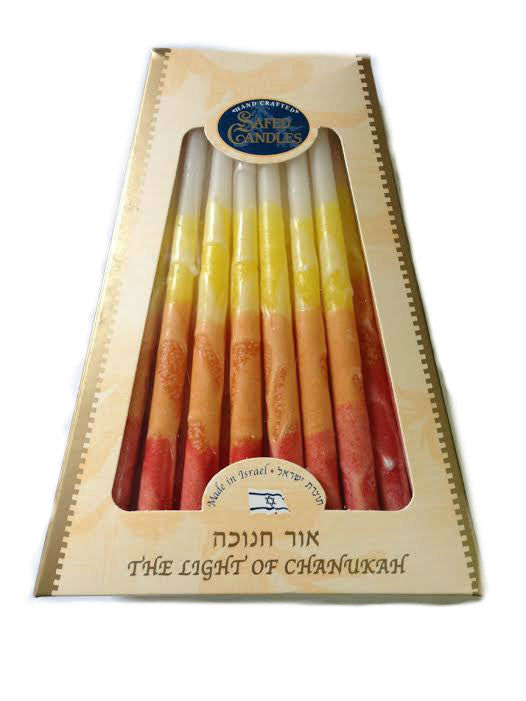 Safed Deluxe Chanukah Candles (CH-CP33T)