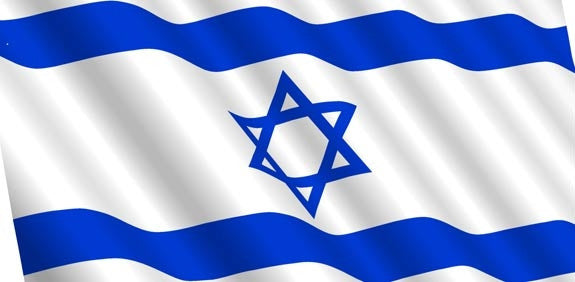 Israeli Flag Cloth 36"x60" (I-FL36)