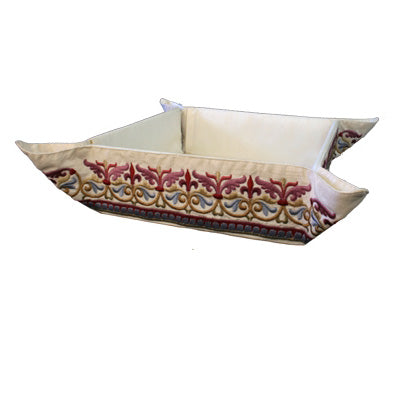 Embroidered Folding Basket (EM-MB)