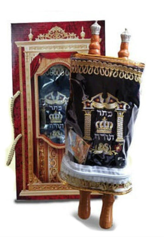 Medium Sefer Torah Velvet Cover DELUXE 13" (TR20)