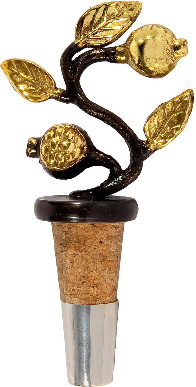 Emanuel Copper Pomegranate Branch Wine Bottle Cork (EM-BCA1)