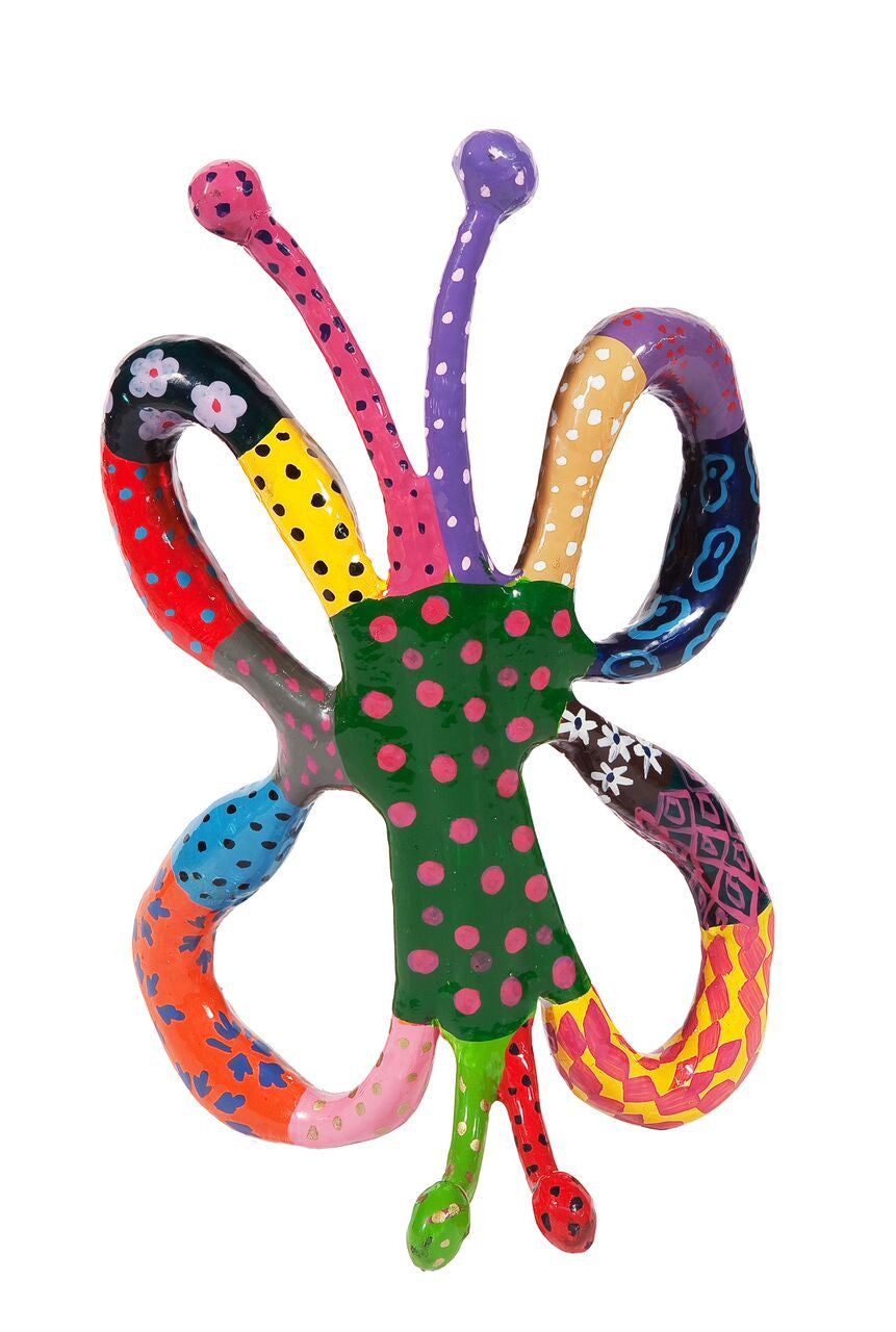Emanuel Hand Painted Aluminum Butterfly (EM-BN2)