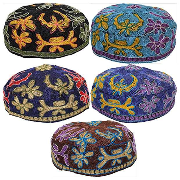 Bucharian Kippah Machine Made 6 Sizes (MC-BKM)